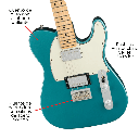 GUITARRA ELECTRICA PLAYER TELECASTER® HH 0145232513 LINEA MEXICANA 
Player Telecaster® HH, Maple Fingerboard, Tidepool