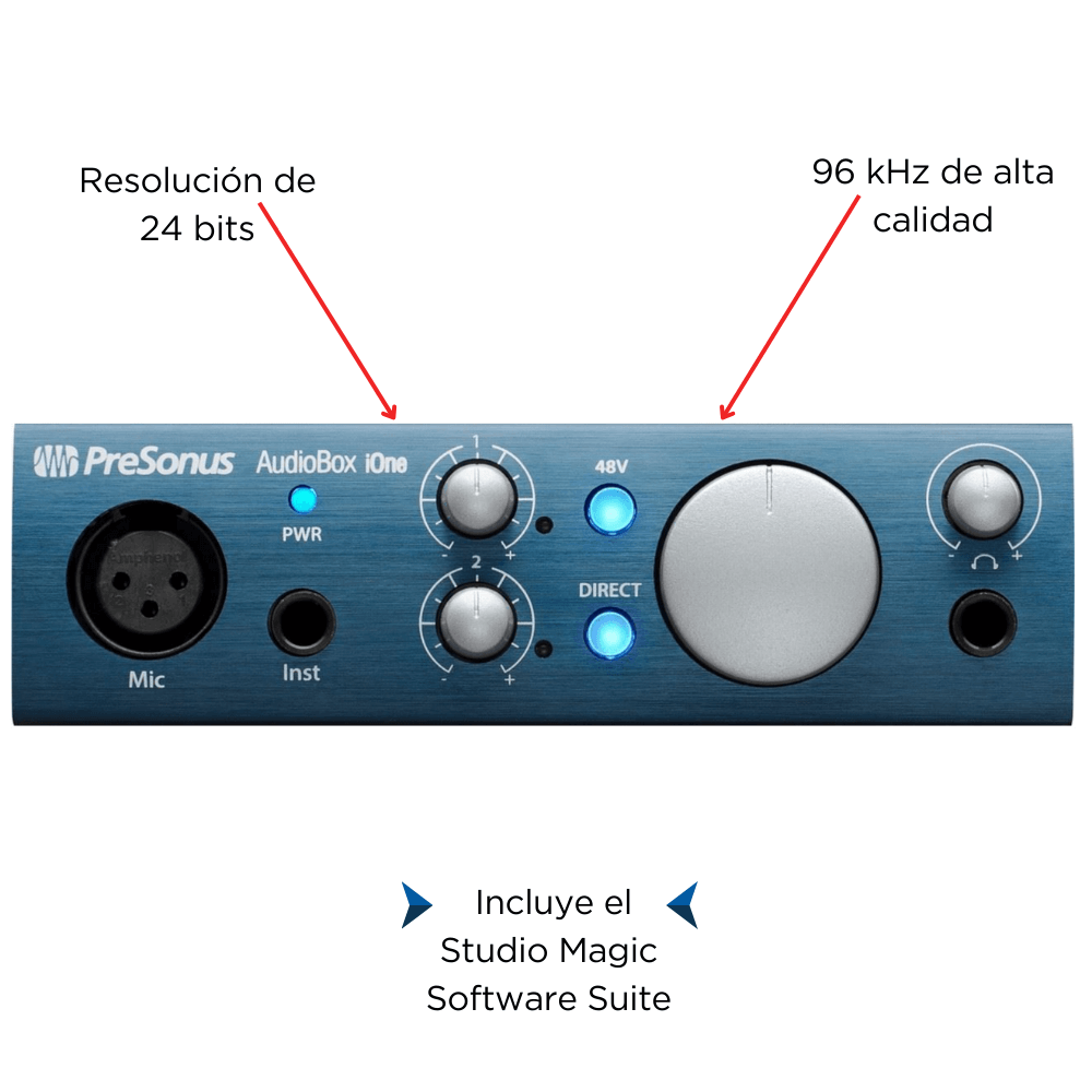 Interfaz Presonus® AudioBox iOne 