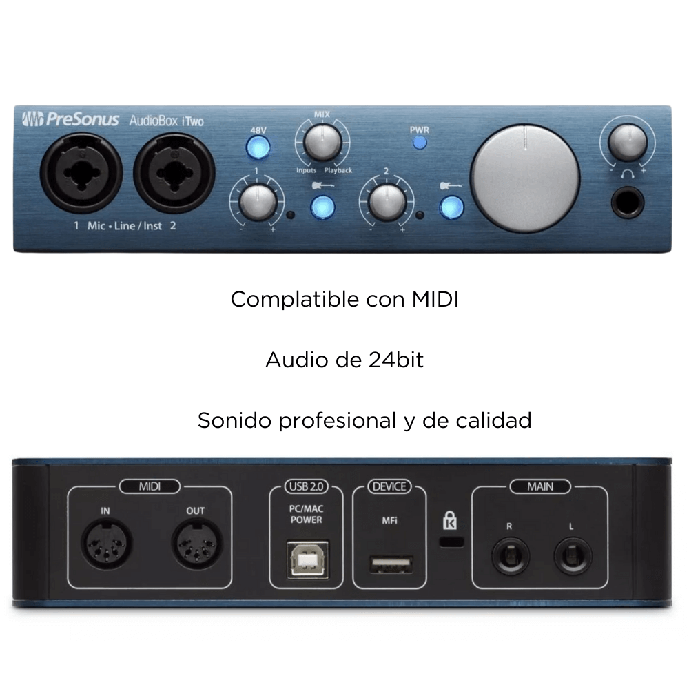 Interfaz Presonus® AudioBox iTwo