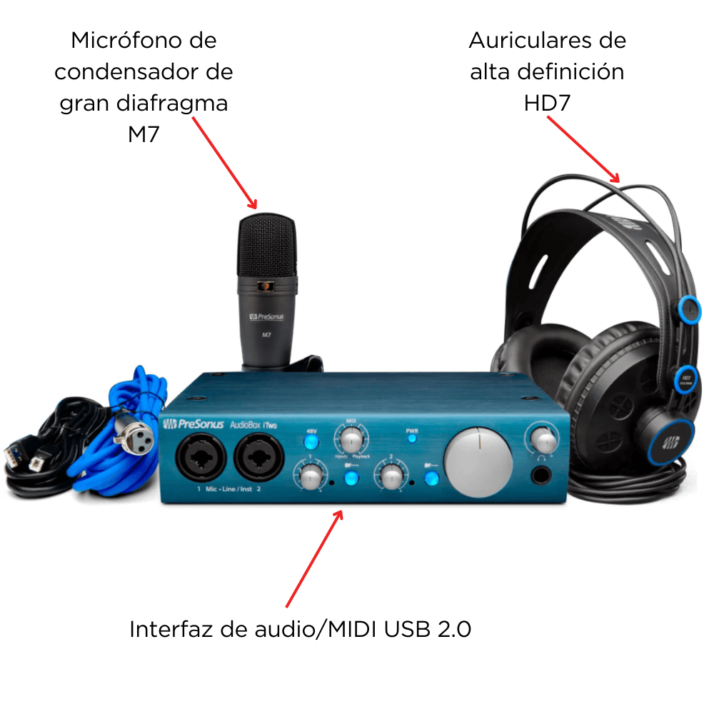 Interfaz Presonus® AudioBox® iTwo Studio