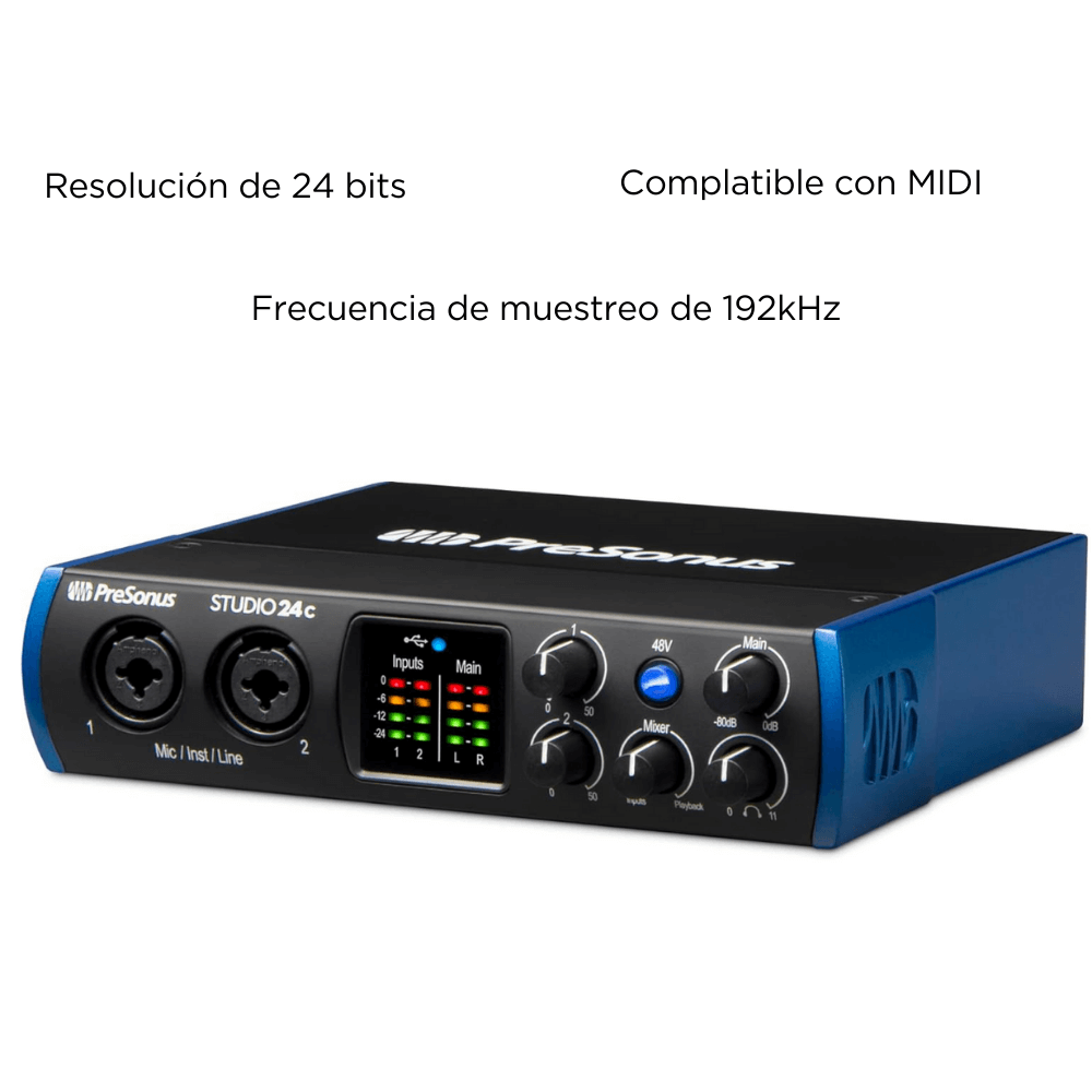 Interfaz Presonus Studio 24C