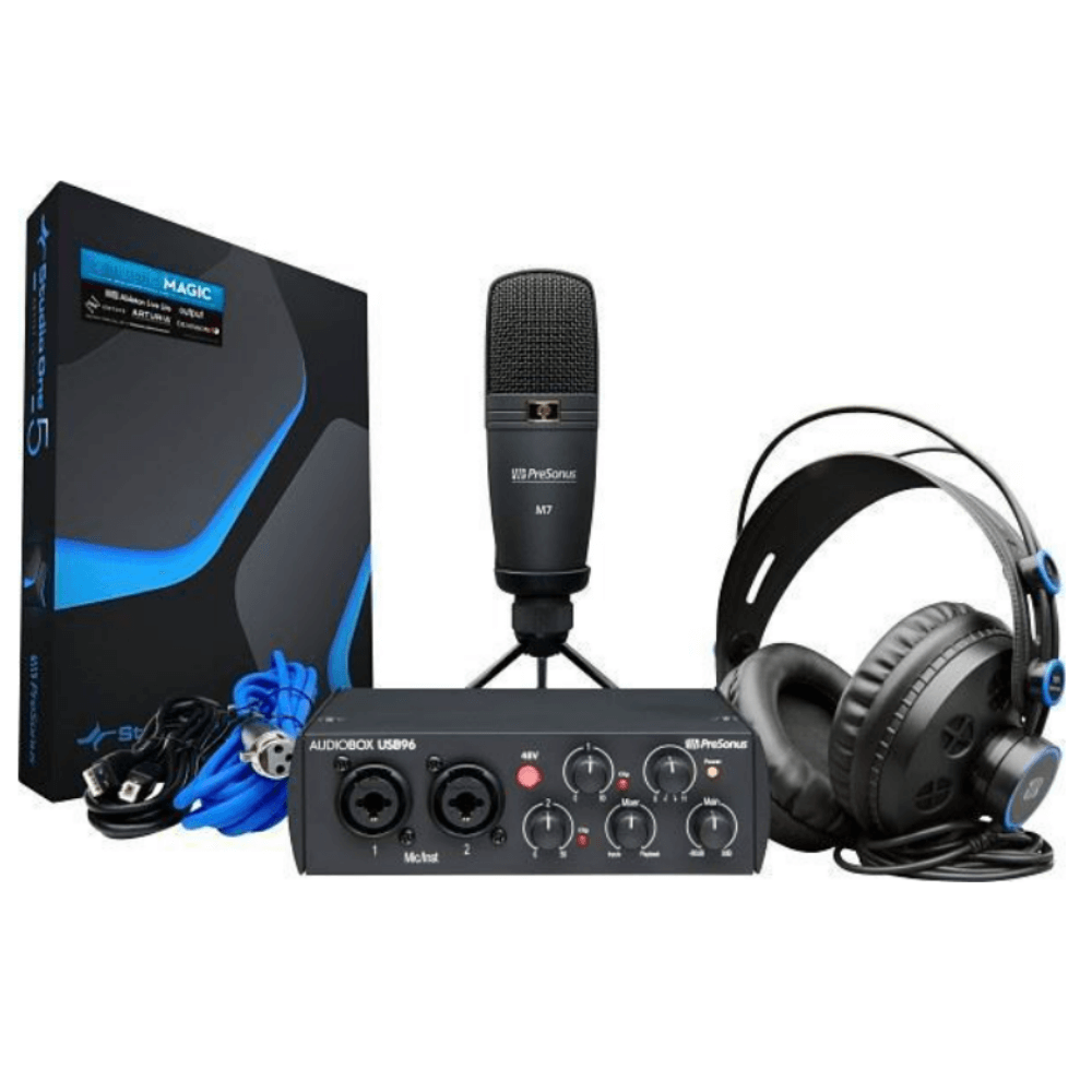 Interfaz Presonus® AudioBox USB® 96 Studio - Kit con Micrófono y Audífonos