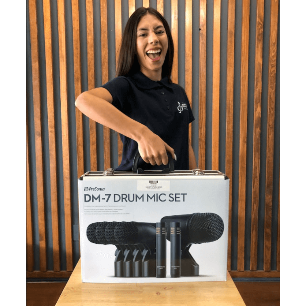 Presonus® DM-7 - Juego Completo de Micrófonos para Batería