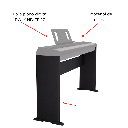 Base para Piano Roland FP10 Modelo KSCFP10 (Roland) 2596