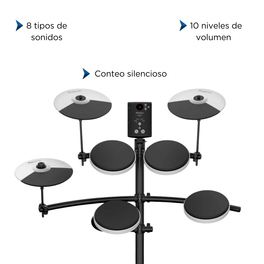 Kit de batería electrónica con base, Baterí digital Roland TD-1K(M)