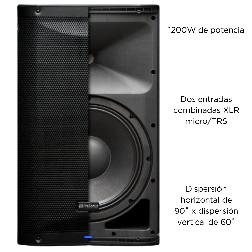 Altavoz Activo Presonus Refuerzo de Sonido de 2 Vías