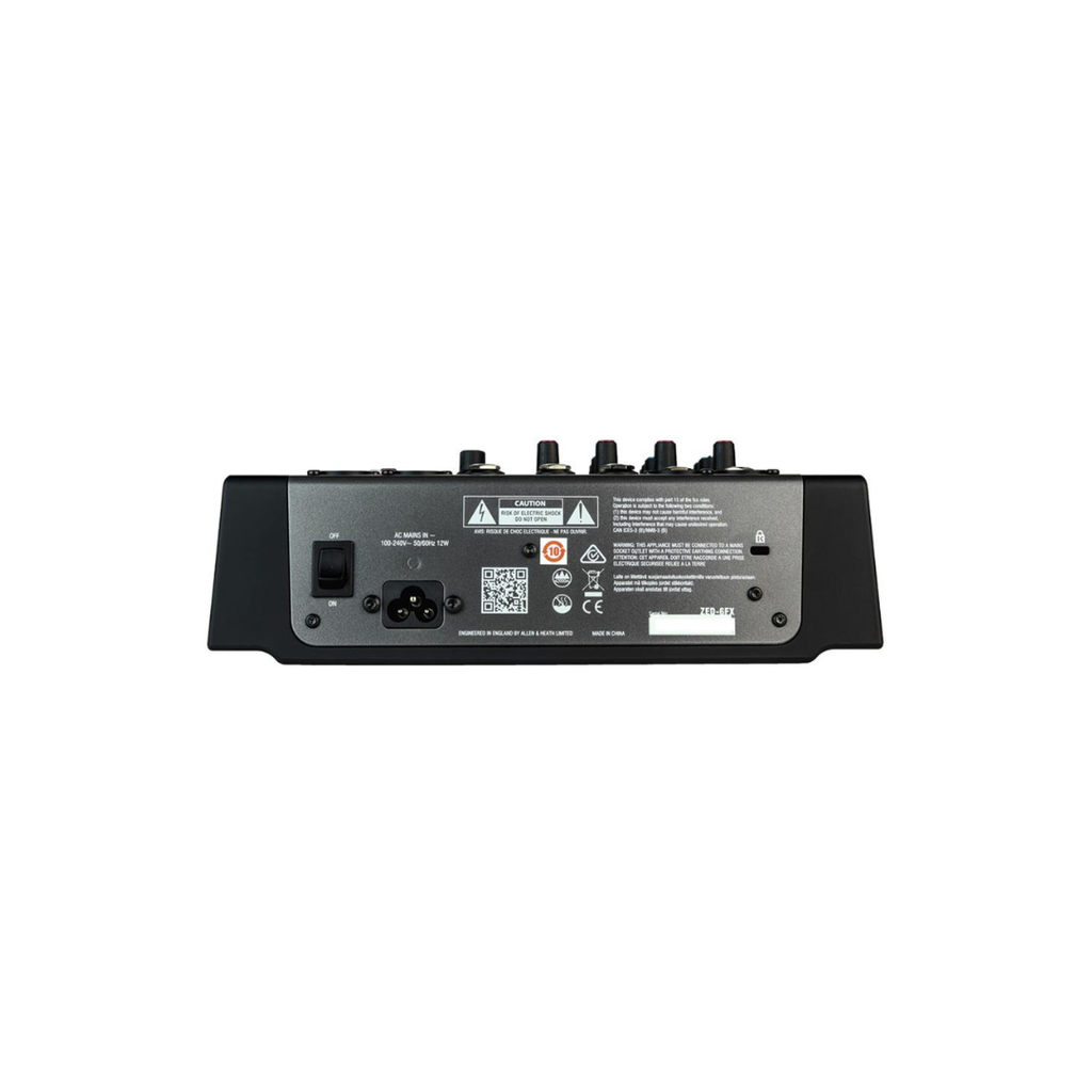 ALLEN AND HEAT ZED-6FX Mezcladora de audio de 6 canales con efectos ZED6FX