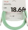 Cable profesional para instrumento de plug a plug fender 5.5 metros 0990520058 original 18.6' inst cable sfg