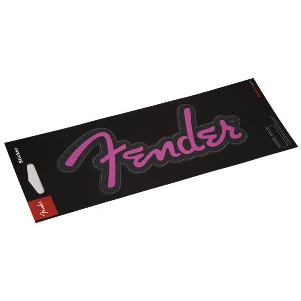 ESTAMPA FENDER " STICKER FENDER LOGO GLITTER PINK" 09100254000