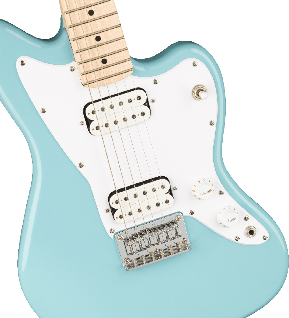 GUITARRA ELECRICA MINI, INFANTIL, JUNIOR, MEDIANA FENDER Mini Jazzmaster® HH, Maple Fingerboard, Daphne Blue 0370125504