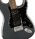 GUITARRA ELECTRICA FENDER Affinity Series™ Stratocaster® HH, Laurel Fingerboard, Black Pickguard, Charcoal Frost Metallic 378051569