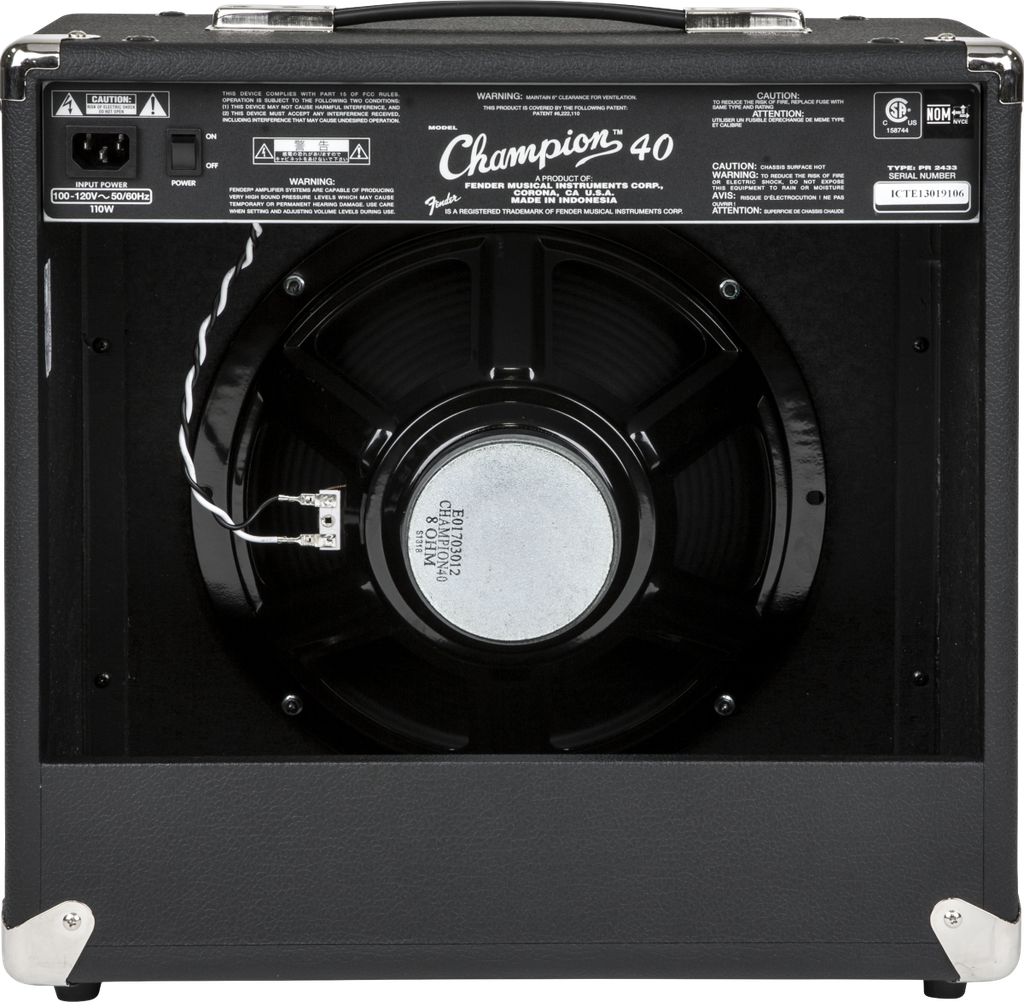 AMPLIFICADOR PARA GUITARRA ELECTRICA CHAMPION 40 120V 40 WATSS 2330300000   (FENDER)