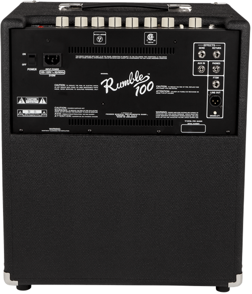 Amplificador para bajo de 100 watts 2370400000 rumble 100 v3 120v  (FENDER)