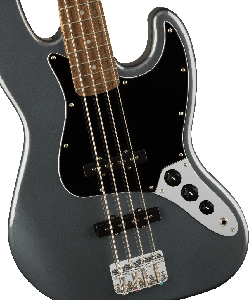 BAJO ELECTRICO Affinity Series™ Jazz Bass®, Laurel Fingerboard, Black Pickguard, Charcoal Frost Metallic 0378601569  (FENDER)