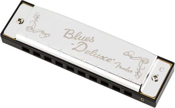 Armonica blues deluxe harmonica B flat"  (FENDER)