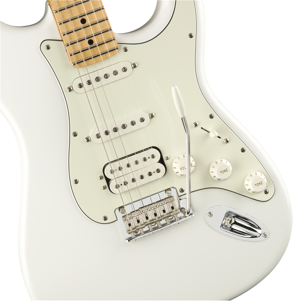 GUITARRA ELECTRICA PLAYER STRATOCASTER® HSS 144522515 LINEA MEXICANA Player Stratocaster® HSS, Maple Fingerboard, Polar White