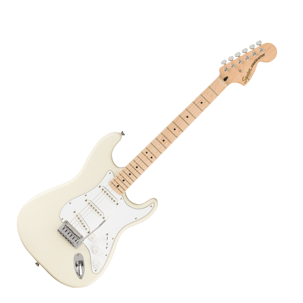 GUITARRA ELECTRICA FENDER Affinity Series™ Stratocaster®, Maple Fingerboard, White Pickguard, Olympic White 0378002505