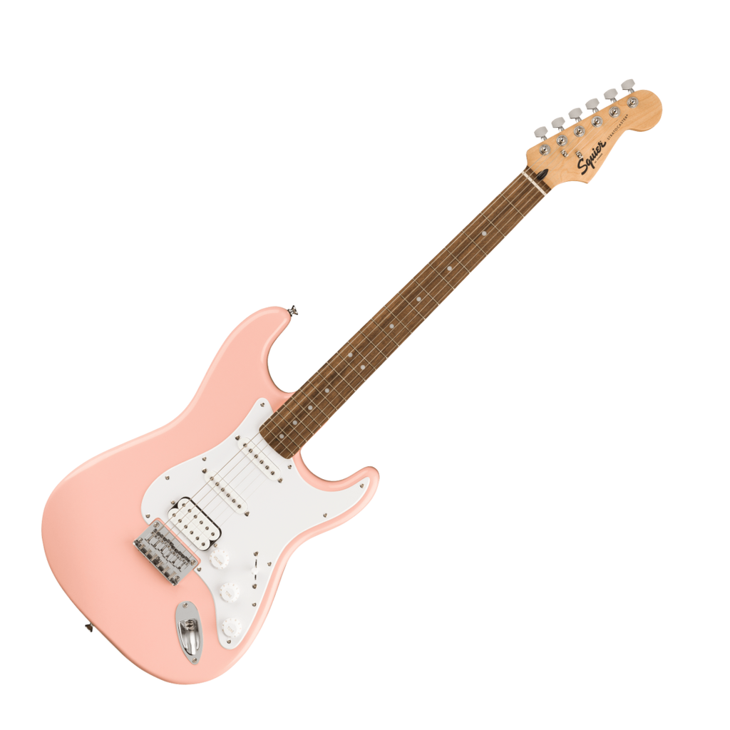 GUITARRA ELECTRICA FENDER ROSA Bullet® Stratocaster® HT HSS, Laurel Fingerboard, Shell Pink 0371005556