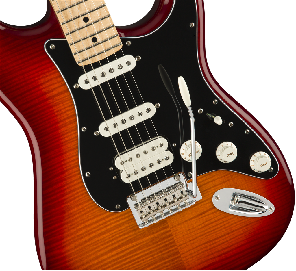 GUITARRA ELECTRICA PLAYER STRATOCASTER® Player Stratocaster® HSS Plus Top, Maple Fingerboard, Aged Cherry Burst 0144562531