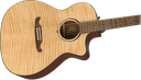 Guitarra Electroacústica Fender FA-345CE Auditorium, Laurel Fingerboard, Natural 971343021 Dreadnought Cuerdas de BRONZE