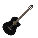 GUITARRA ELECTRO ACUSTICA FENDER 0970264306 CN-140SCE nylon, blk w/case wn. Madera ovangkol laminado: