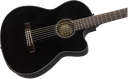 GUITARRA ELECTRO ACUSTICA FENDER 0970264306 CN-140SCE nylon, blk w/case wn. Madera ovangkol laminado: