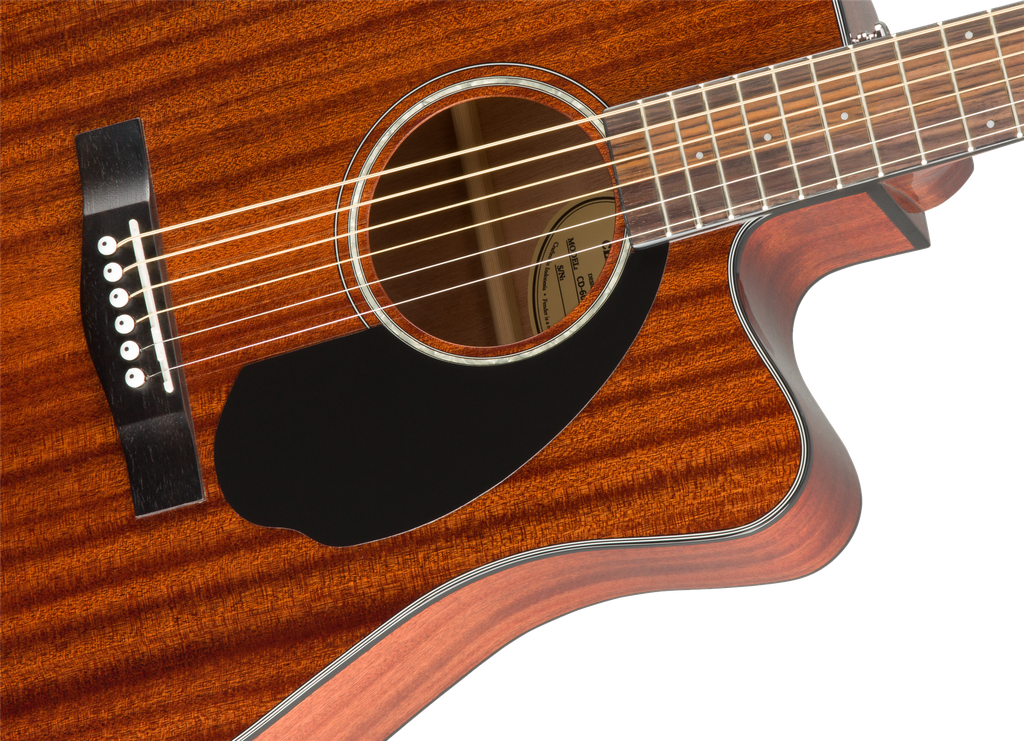 GUITARRA ELECTROACUSTICA FENDER CD-60SCE ALL-MAHOGANY dreadnought, walnut fingerboard,  0970113022