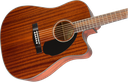 GUITARRA ELECTROACUSTICA FENDER CD-60SCE ALL-MAHOGANY dreadnought, walnut fingerboard,  0970113022