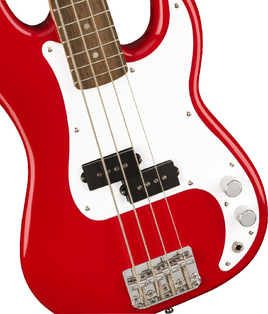 Bajo electrico infantil, jr, mini fender 370127554mini p bass®, laurel fingerboard, dakota red