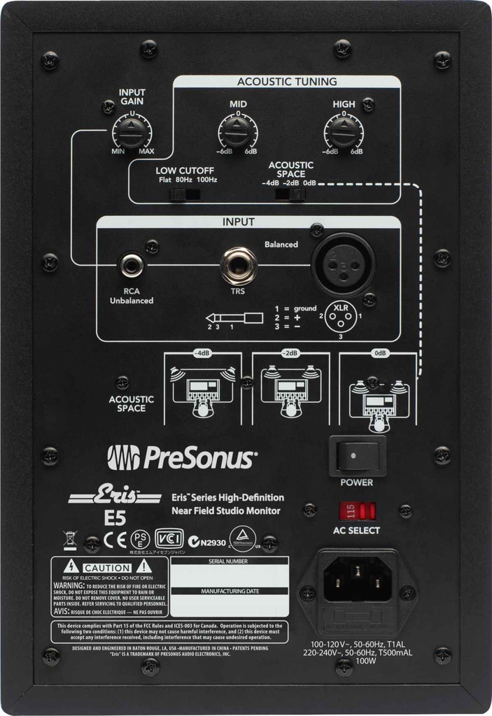 MONITOR DE ESTUDIO PRESONUS® ERIS® E5 2777500107 ID 3802 (1 pieza)