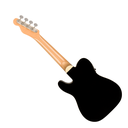 Ukulele fender fullerton forma de telecaster uke bk, no bag, sin funda, negro 0971653006