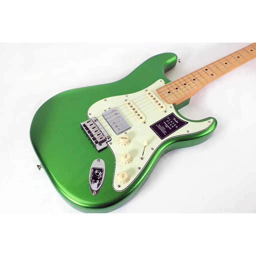 GUITARRA ELETRICA FENDER LINEA MEXICANA Player Plus Stratocaster®, Maple Fingerboard, Cosmic Jade 0147322376