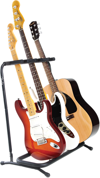 Atril soporte base para 3 tres guitarras fender fender® multi-stand (3-space) 0991808003  (FENDER) 2731