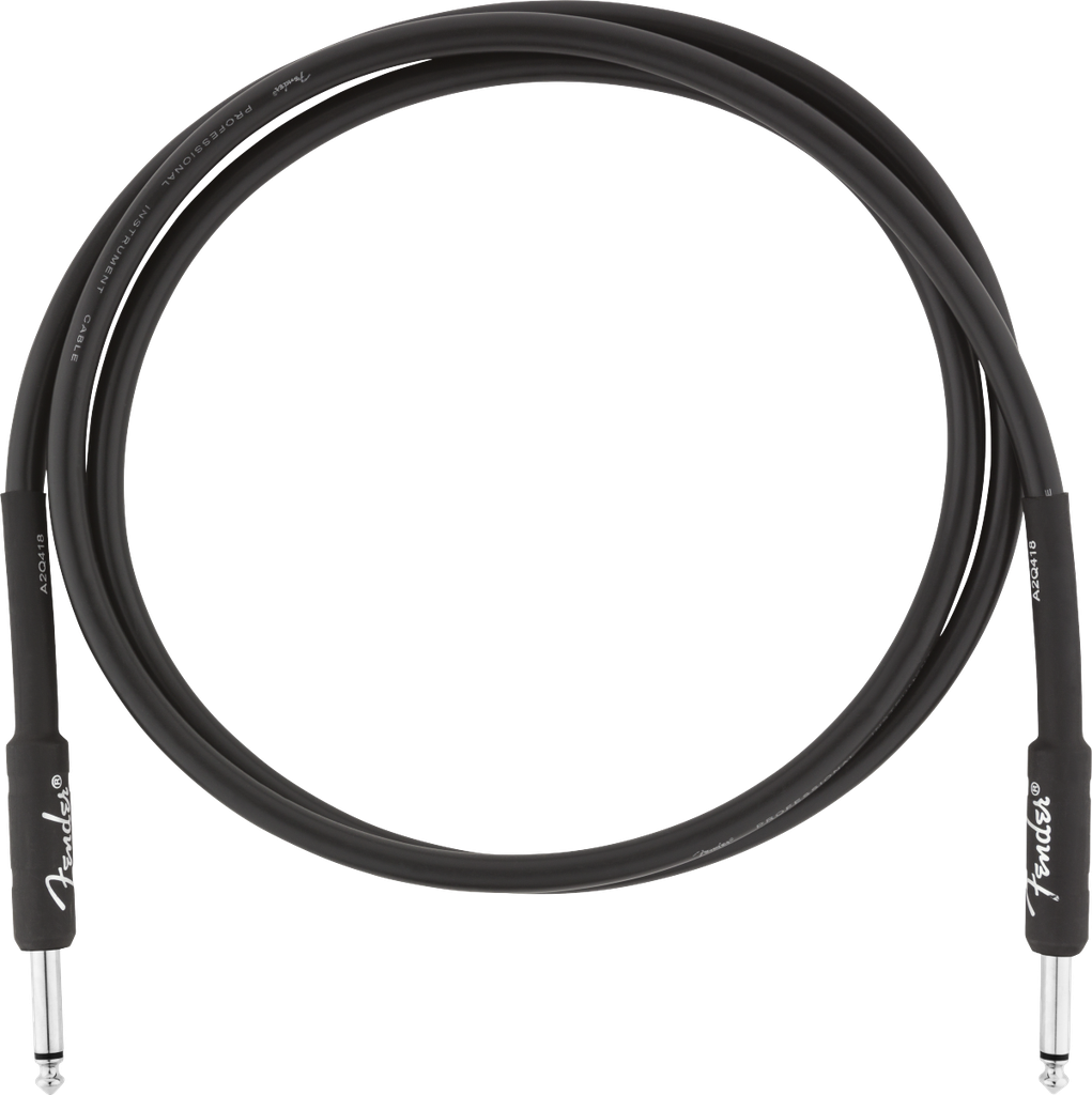 CABLE FENDER PARA INSTRUMENTO DE 1.5 METROS Professional Series Instrument Cable, Straight/Straight, 5', Black 990820026  (FENDER) 2681 