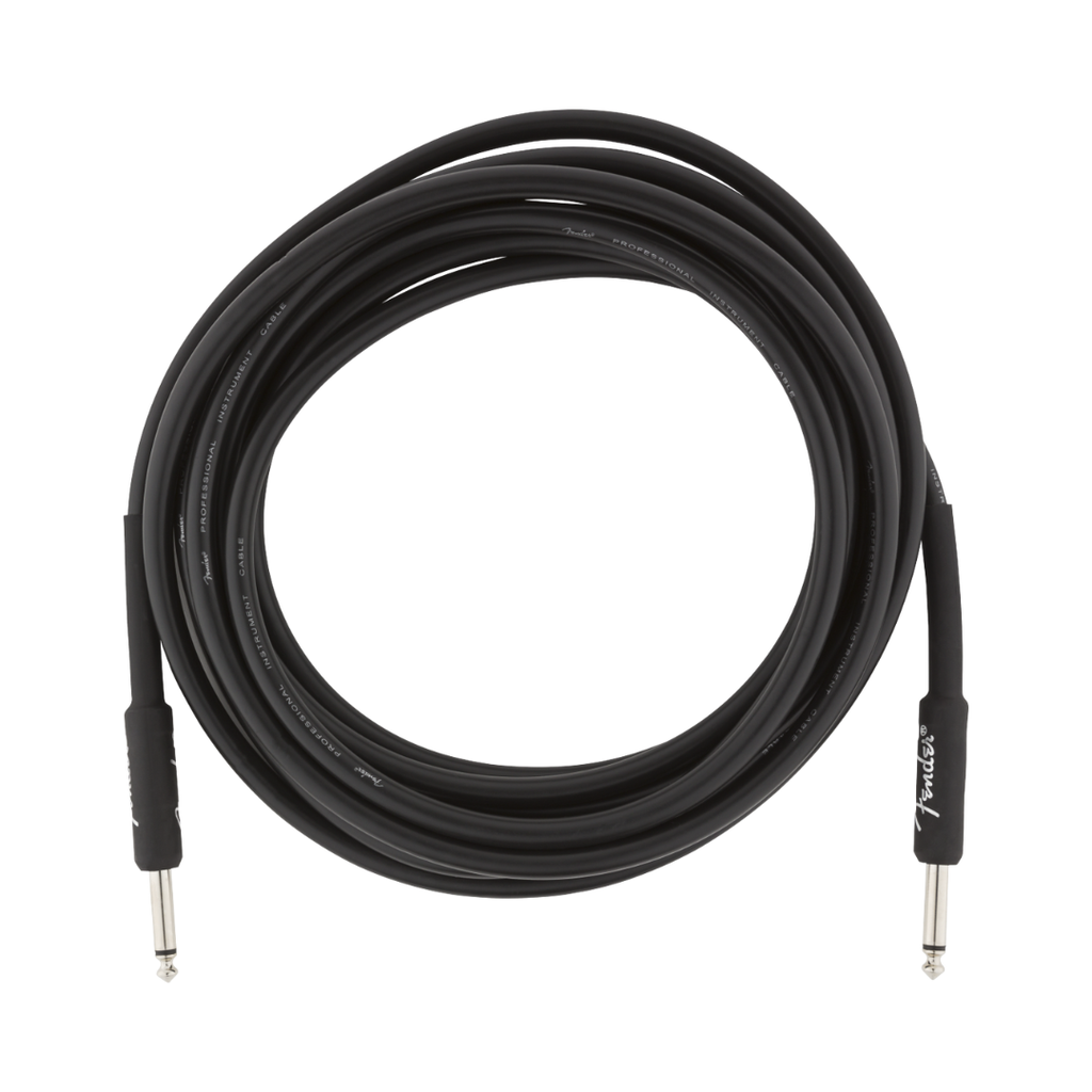 Cable profesional para instrumento de 4.5 metros, plug a plug 0990820021 pro 15' inst cable blk  (FENDER) 2116