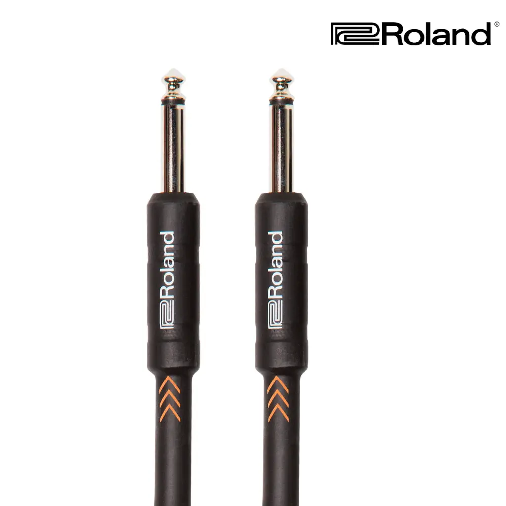 Cable Roland serie Black instrumento conectores plug rectos TR 6.3mm 4.5 mts  (Roland) 3346