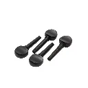 Clavija Para Violín 4/4 Y 3/4 de Madera Color Negro (JUEGO DE 4 PIEZAS) VP-W  (NACIONAL) 923