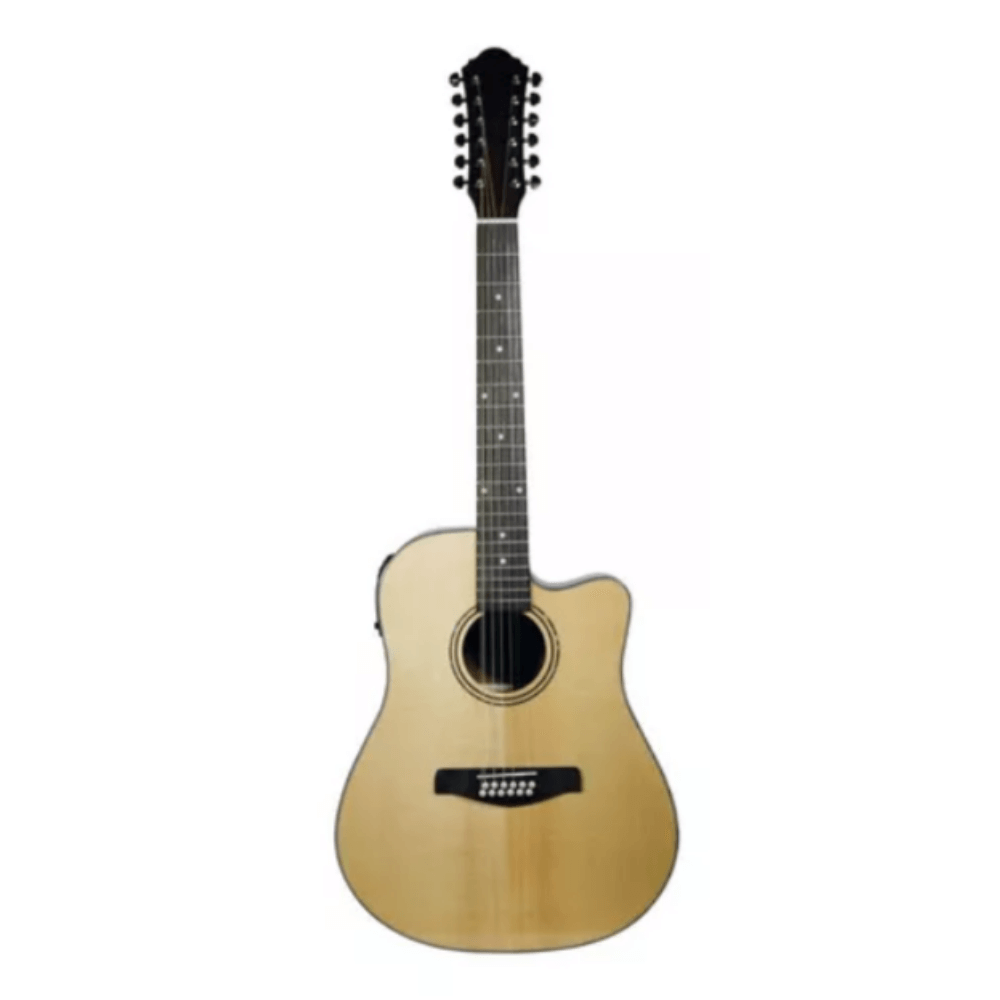 Docerola Guitarra de 12 Cuerdas La Sevillana Electroacústica TX-1200CEQ