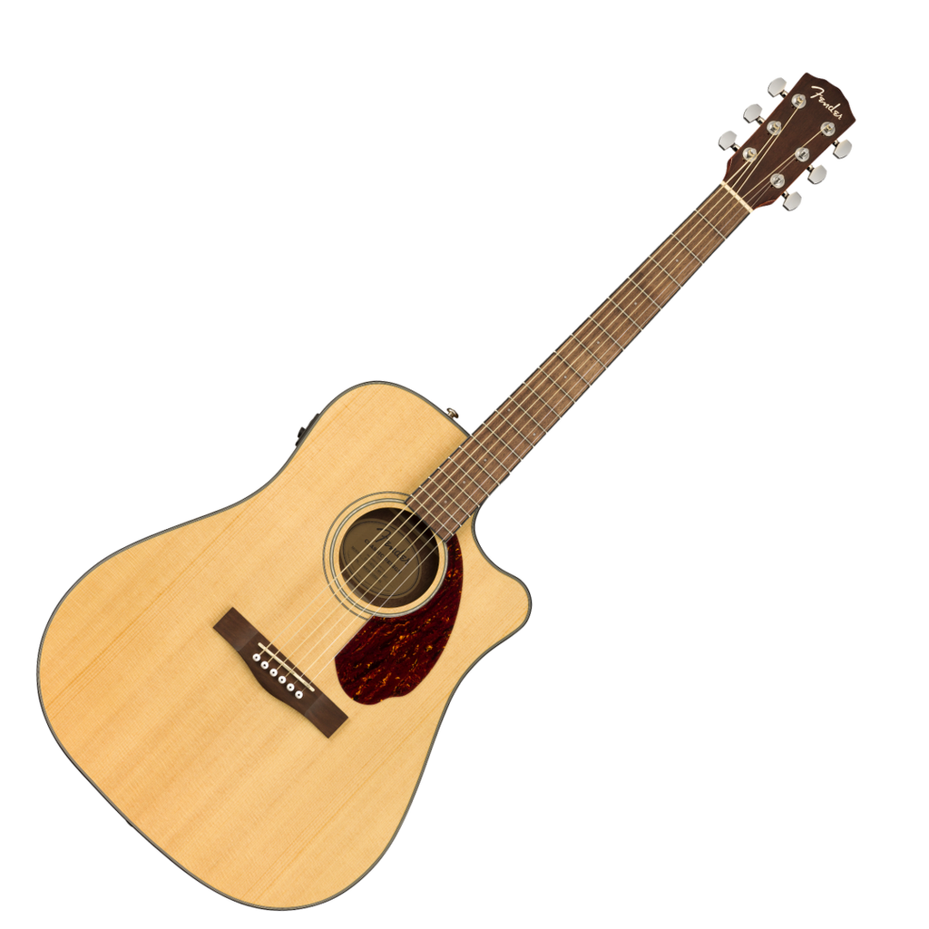 Guitarra acustica fender cd-140sce 0970213321 dreadnought, walnut fingerboard, natural w/case incluye estuche rigido, cuerdas de bronze  (FENDER) 2141