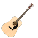 Guitarra acustica fender en paquete con accesorios cd-60s cd60s dreadnought pack v2, natural 0970110421  (FENDER) 2848