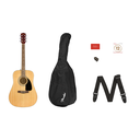 Guitarra acustica fender fa-115 en paquete, cuerdas de acero, tapa de abeto laminado, tapa trasera y costados de caoba fa115 dreadnought cuerdas de bronze  (FENDER) 2056 971210721