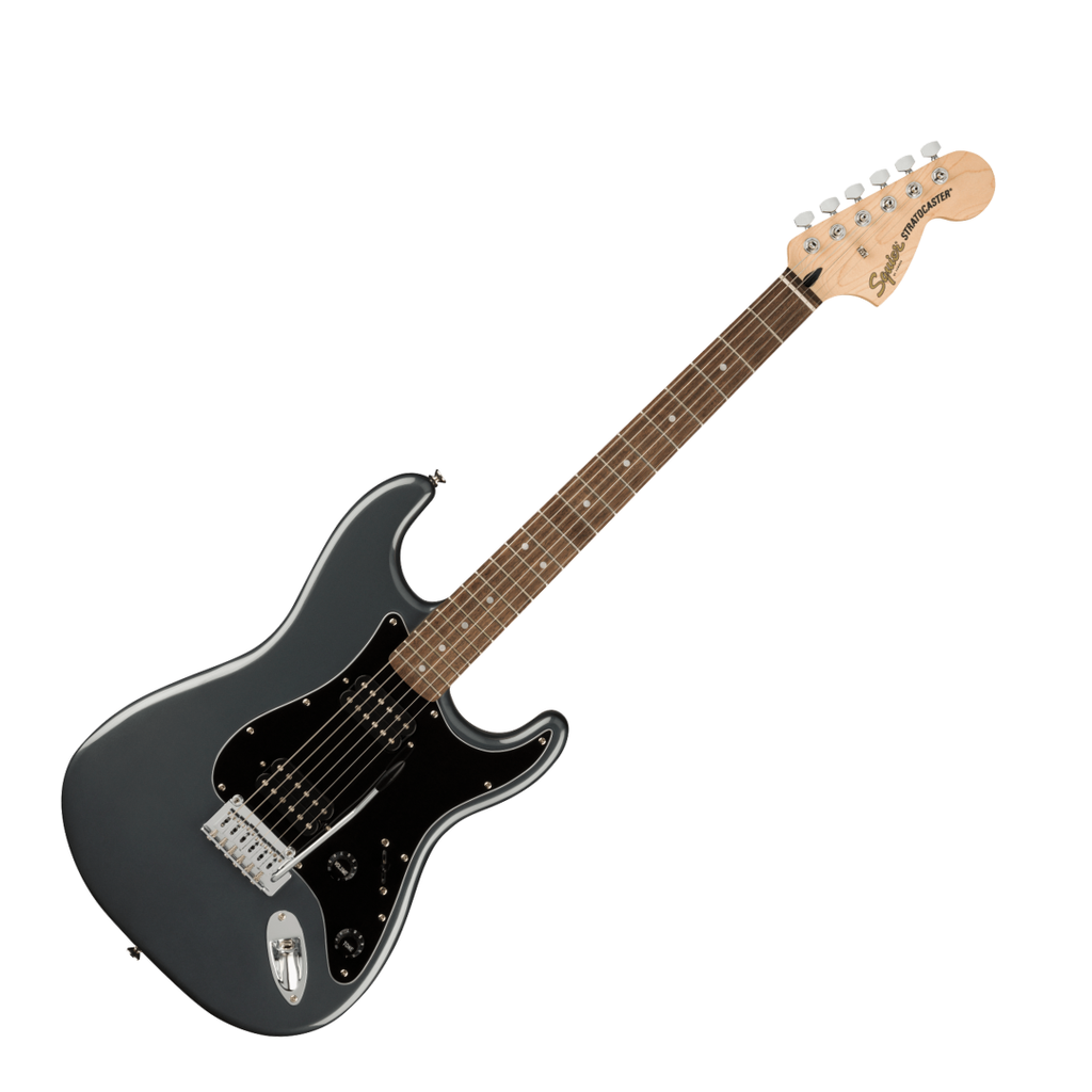 GUITARRA ELECTRICA FENDER Affinity Series™ Stratocaster® HH, Laurel Fingerboard, Black Pickguard, Charcoal Frost Metallic 378051569