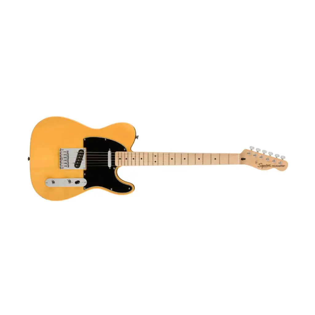 [378203550] Guitarra electrica fender affinity series™ telecaster®, maple fingerboard, black pickguard, butterscotch blonde 378203550