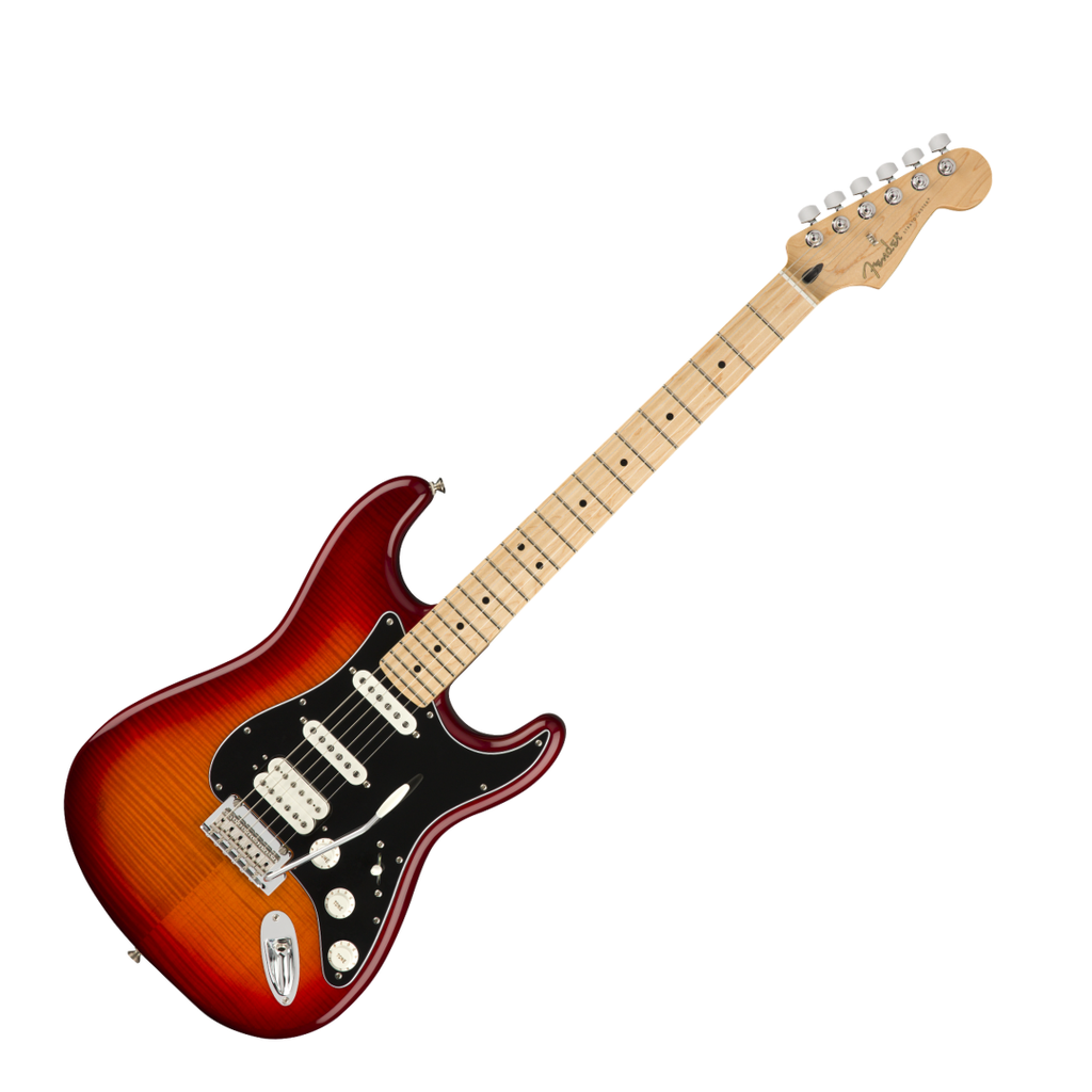 GUITARRA ELECTRICA PLAYER STRATOCASTER® Player Stratocaster® HSS Plus Top, Maple Fingerboard, Aged Cherry Burst 0144562531