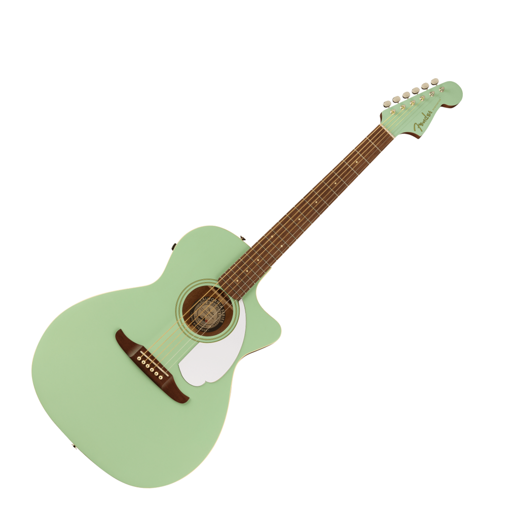 GUITARRA ELECTRO ACUSTICA FENDER Newporter Player, Walnut Fingerboard, White Pickguard, Surf Green 0970743557