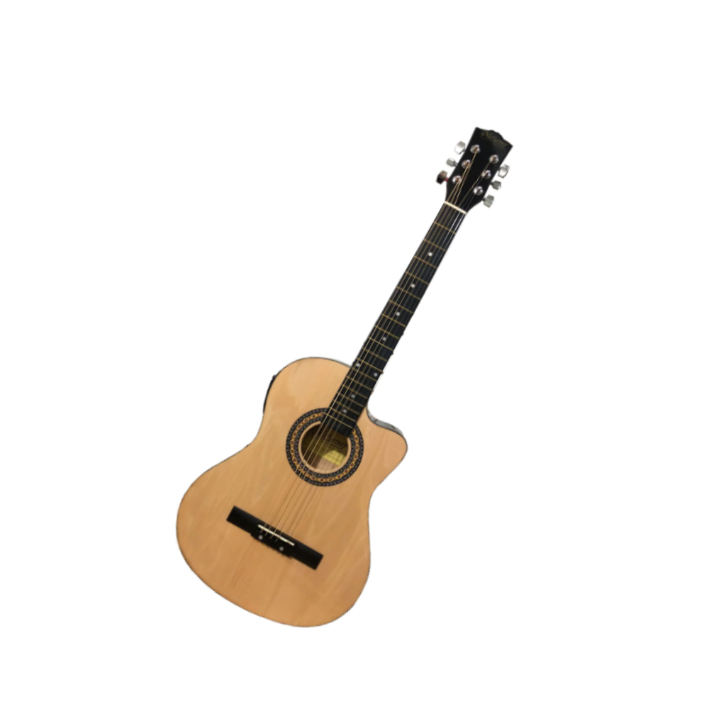 GUITARRA ELECTROACUSTICA COLOR NATURAL GAMA ALTA CUERPO SLIM INCLUYE PASTILLA ACTIVA 4 BANDAS ECUALIZACION Y VOLUME, AFINADOR, ENTRADAS ALTA Y BAJA IMPEDANCIA. MAQUINARIA INDIVIDUAL. MARCA MCCARTNEY" CG851EQNT