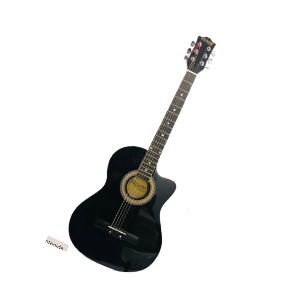 GUITARRA ELECTROACUSTICA COLOR NEGRO GAMA ALTA CUERPO SLIM INCLUYE PASTILLA ACTIVA 4 BANDAS ECUALIZACION Y VOLUME, AFINADOR, ENTRADAS ALTA Y BAJA IMPEDANCIA. MAQUINARIA INDIVIDUAL. MARCA MCCARTNEY" CG851EQBK