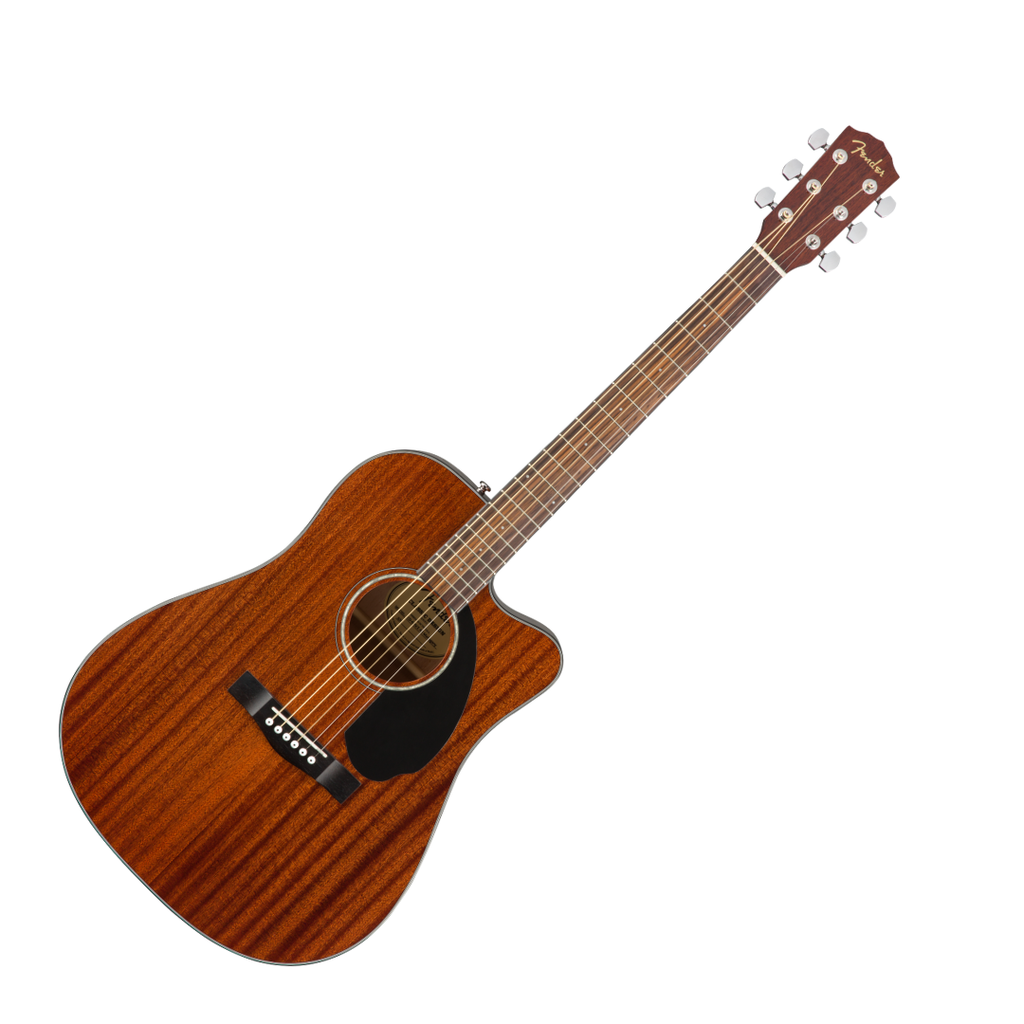 GUITARRA ELECTROACUSTICA FENDER CD-60SCE ALL-MAHOGANY dreadnought, walnut fingerboard,  0970113022