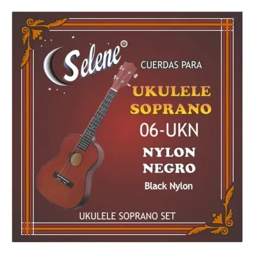 [07UKT] JUEGO DE CUERDAS Encordadura Ukulele Nylon Titanio  (Selene) 3599