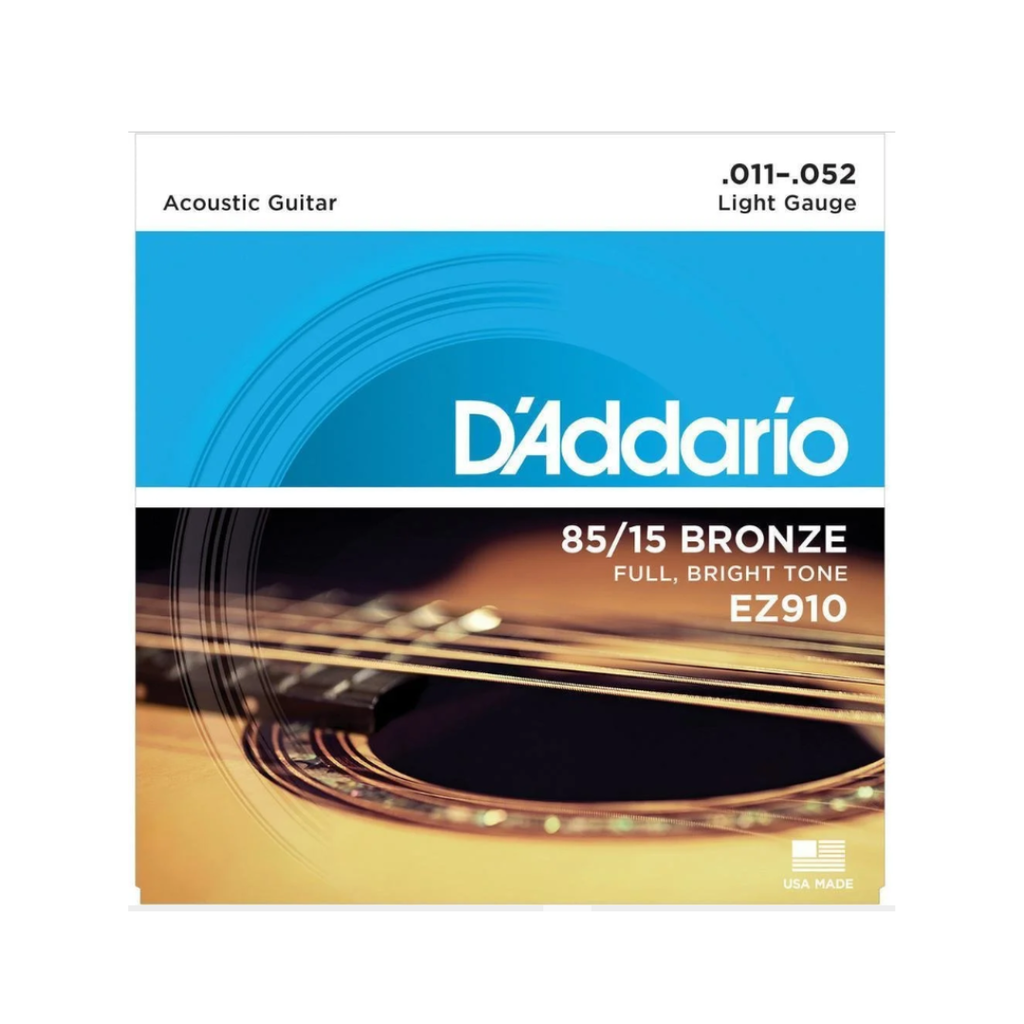 JUEGO DE CUERDAS EZ-910 ENCORDADURA DADDARIO PARA GUITARRA ELECTRO ACUSTICA  (DADDARIO) 3349